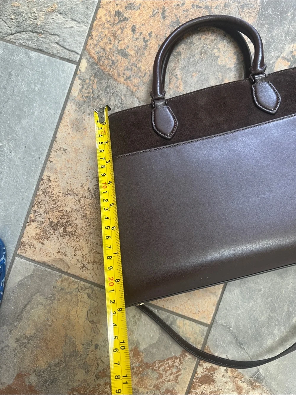 kate spade Chocolate Brown Leather & Suede Satchel